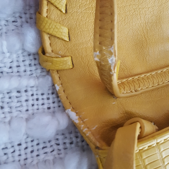 Steve Madden Mustard Fringe Purse - Picture 5 of 7